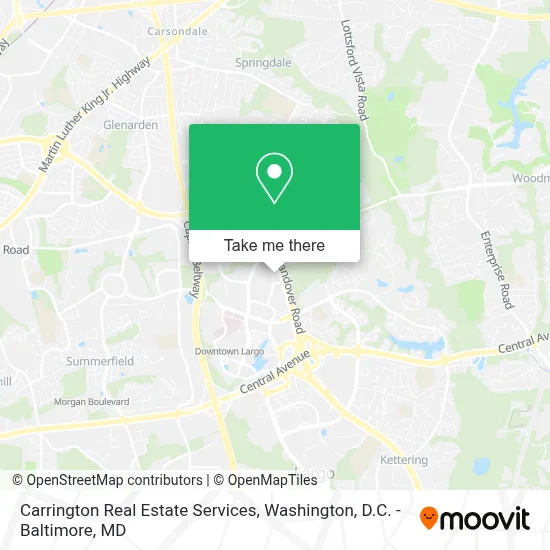 Carrington Real Estate Services map