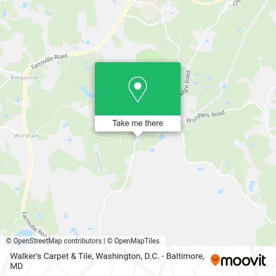 Walker's Carpet & Tile map