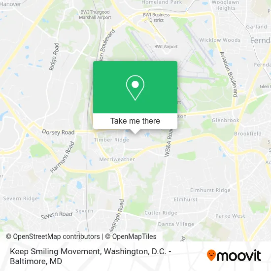 Keep Smiling Movement map