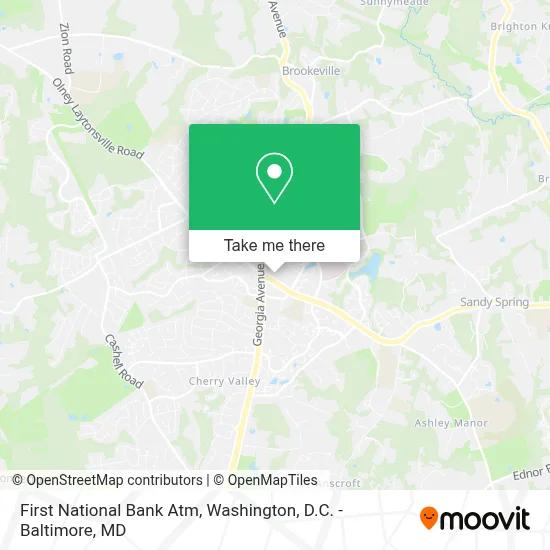 First National Bank Atm map