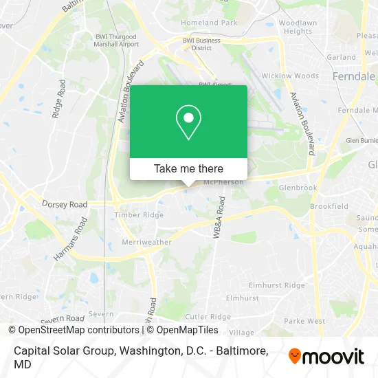Capital Solar Group map