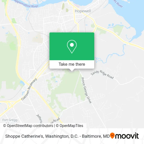 Shoppe Catherine's map