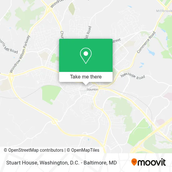 Stuart House map