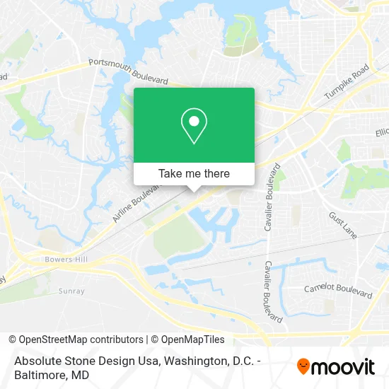 Absolute Stone Design Usa map
