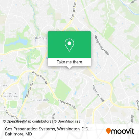 Ccs Presentation Systems map