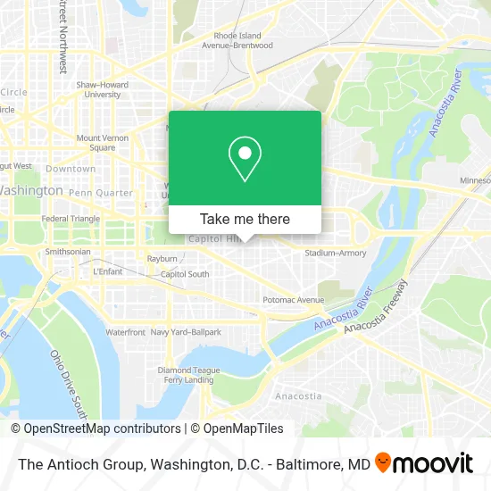 The Antioch Group map