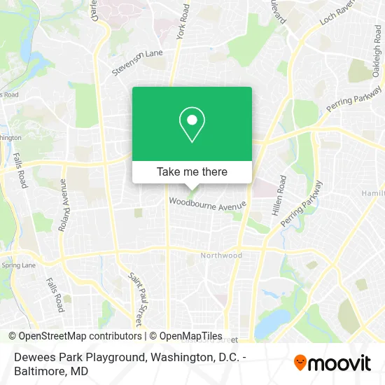 Dewees Park Playground map