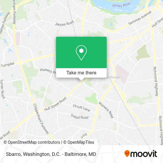 Sbarro map
