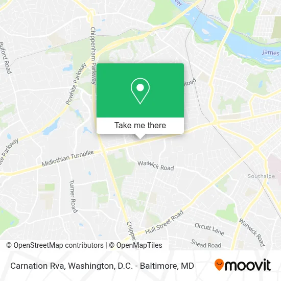 Carnation Rva map