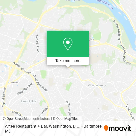 Artea Restaurant + Bar map