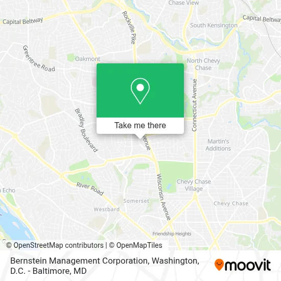 Bernstein Management Corporation map