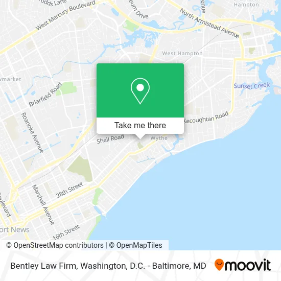 Bentley Law Firm map