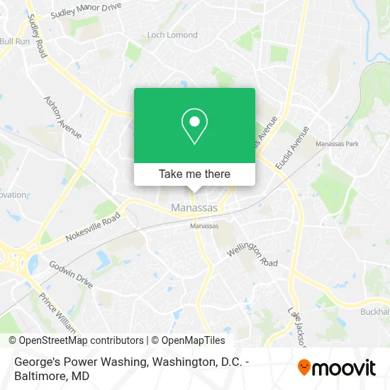 George's Power Washing map
