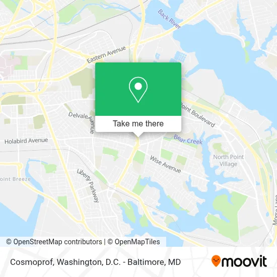 Cosmoprof map