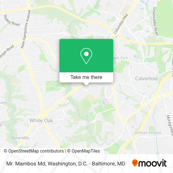 Mr. Mambos Md map