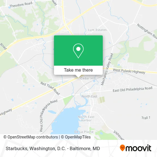 Starbucks map
