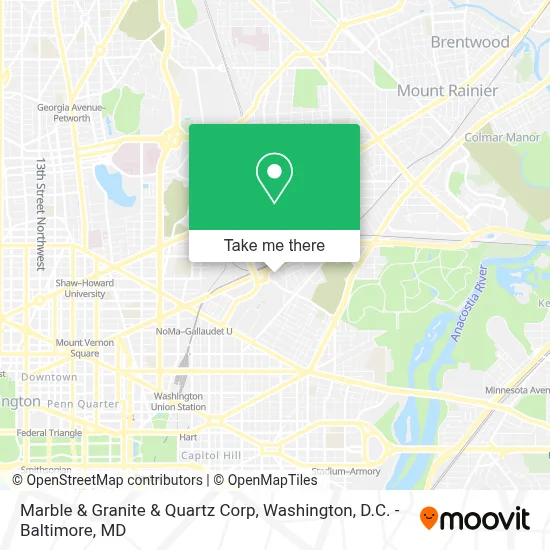 Marble & Granite & Quartz Corp map