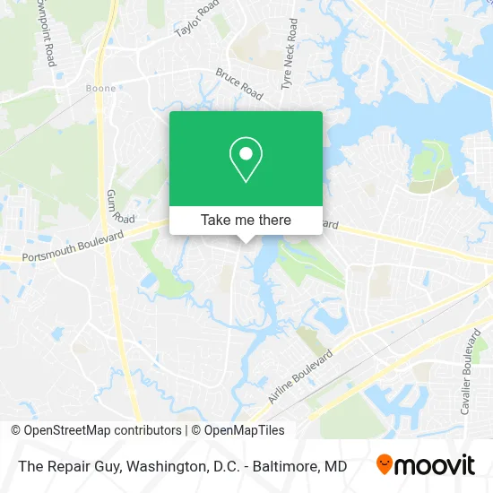 The Repair Guy map