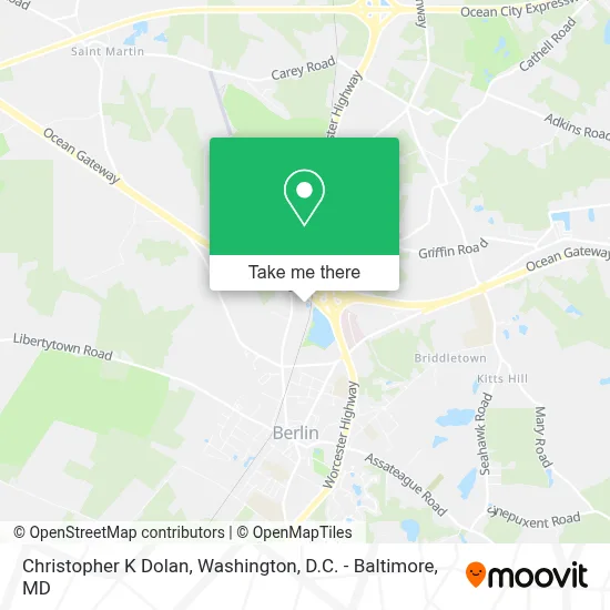 Christopher K Dolan map