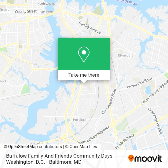Buffalow Family And Friends Community Days map