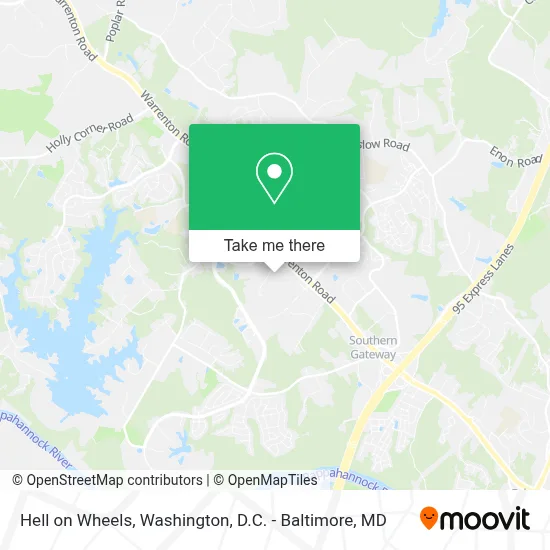Hell on Wheels map
