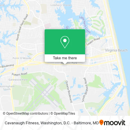 Cavanaugh Fitness map