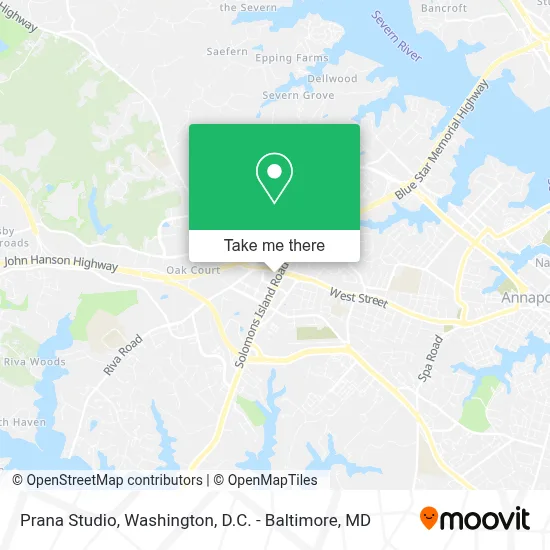 Prana Studio map