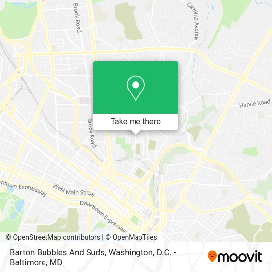 Barton Bubbles And Suds map