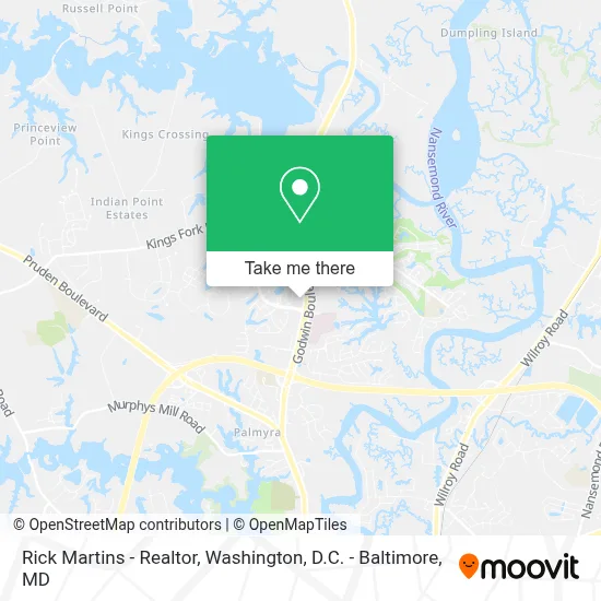 Rick Martins - Realtor map
