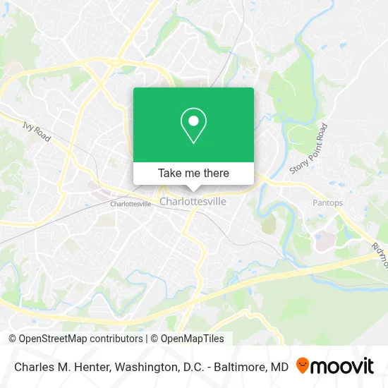 Charles M. Henter map