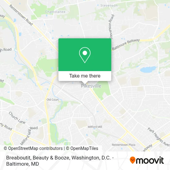 Breaboutit, Beauty & Booze map