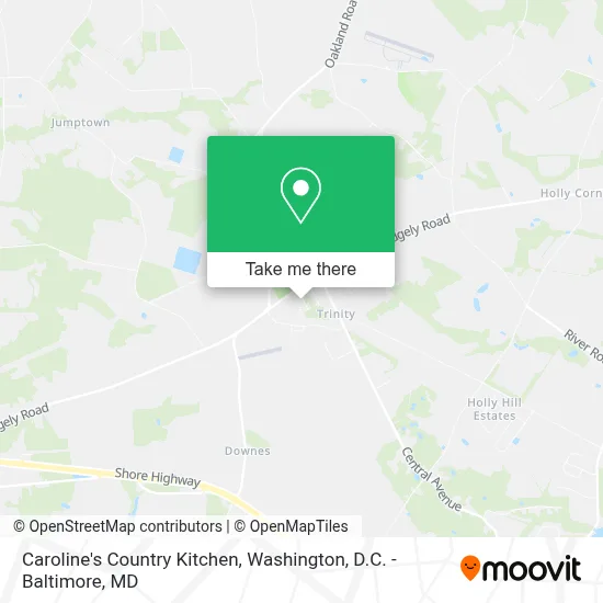 Caroline's Country Kitchen map