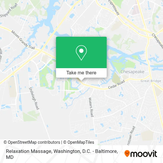 Relaxation Massage map