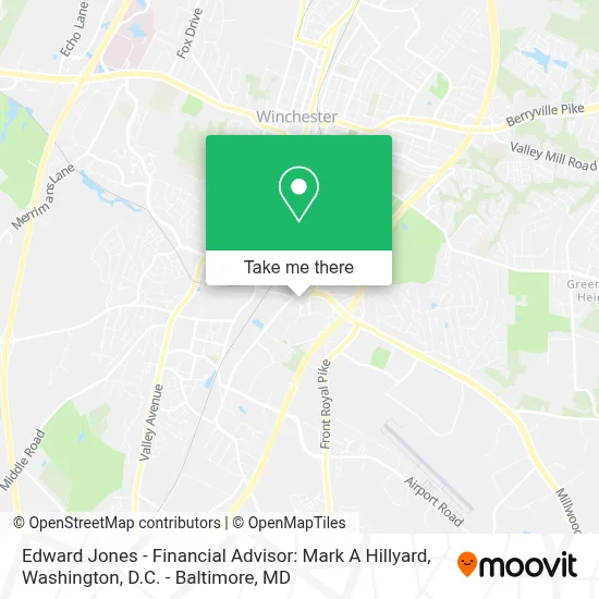 Edward Jones - Financial Advisor: Mark A Hillyard map