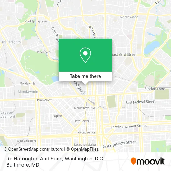 Re Harrington And Sons map