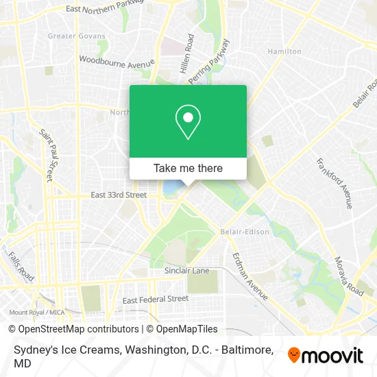 Sydney's Ice Creams map