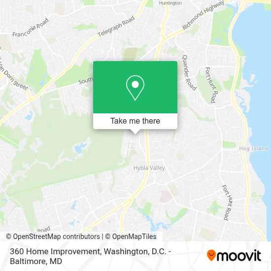 360 Home Improvement map