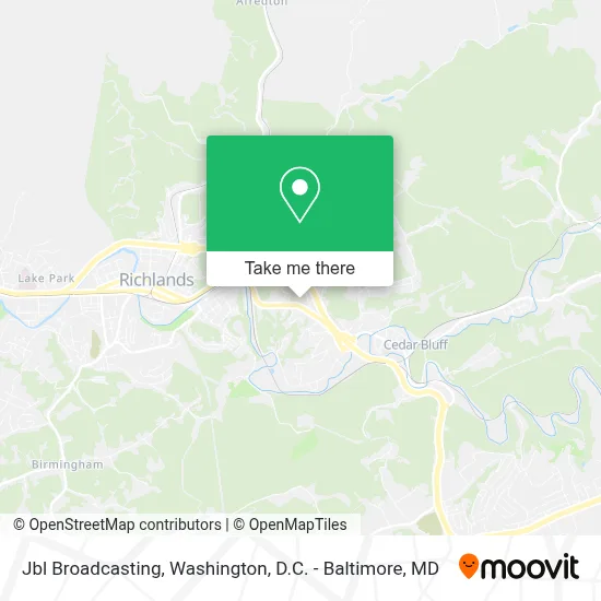 Jbl Broadcasting map