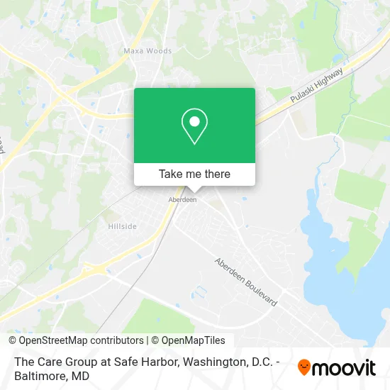 The Care Group at Safe Harbor map