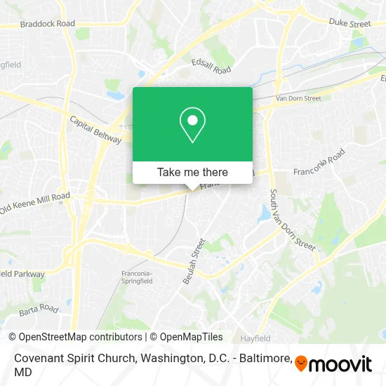 Covenant Spirit Church map