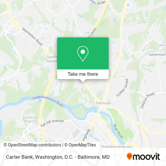 Carter Bank map