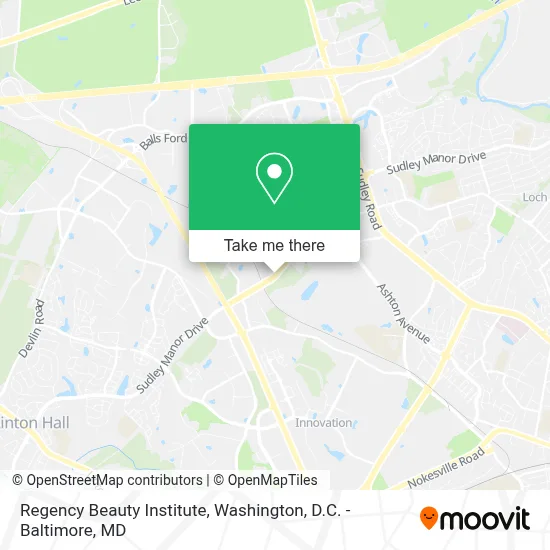 Regency Beauty Institute map
