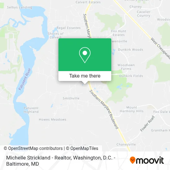 Michelle Strickland - Realtor map