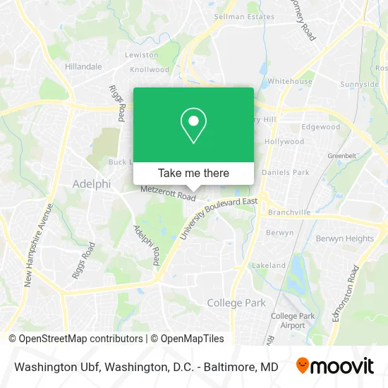 Washington Ubf map
