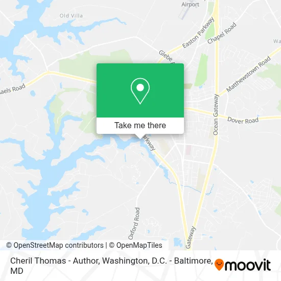 Cheril Thomas - Author map