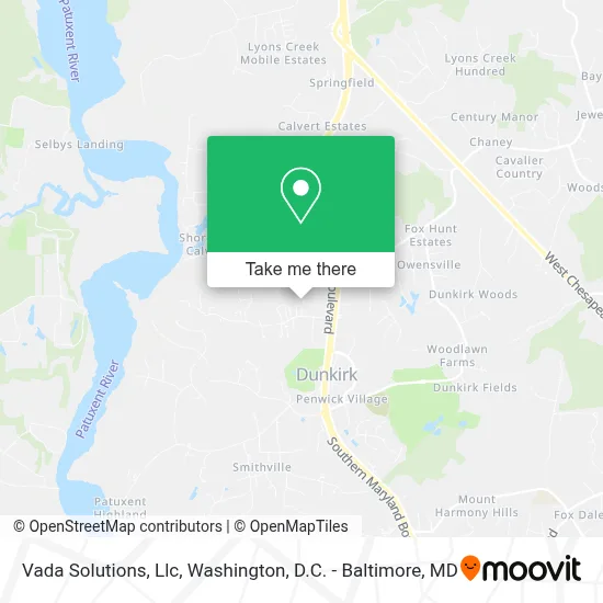 Vada Solutions, Llc map