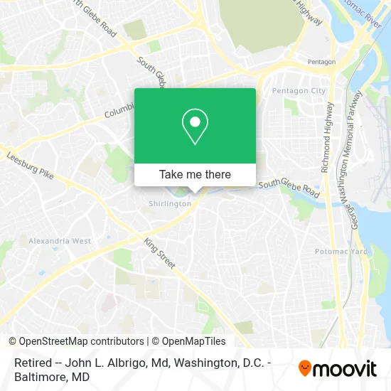 Retired -- John L. Albrigo, Md map