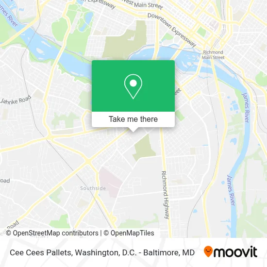 Cee Cees Pallets map