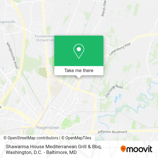 Shawarma House Mediterranean Grill & Bbq map