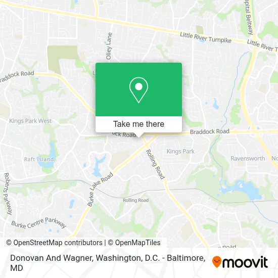Donovan And Wagner map